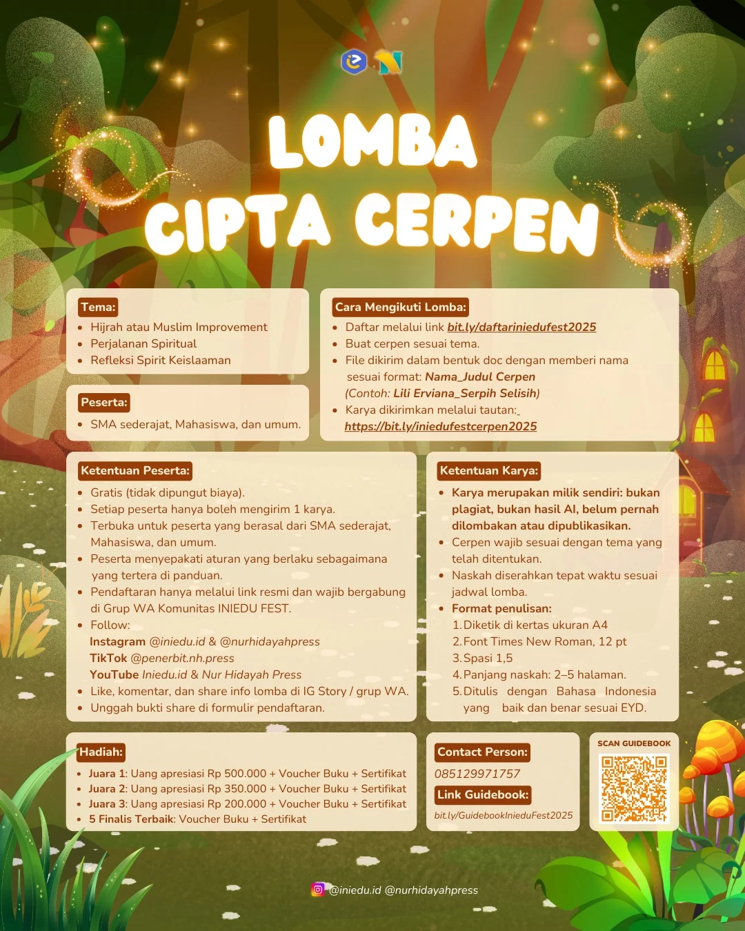 Poster Lomba Cipta Cerpen